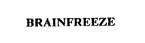 Trademark Logo BRAINFREEZE