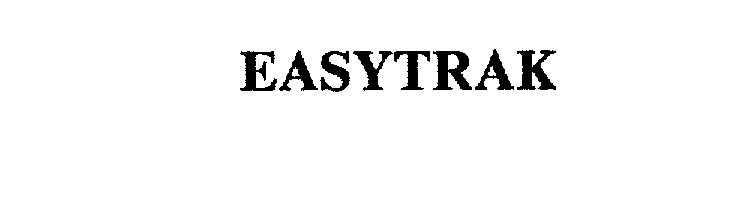 Trademark Logo EASYTRAK