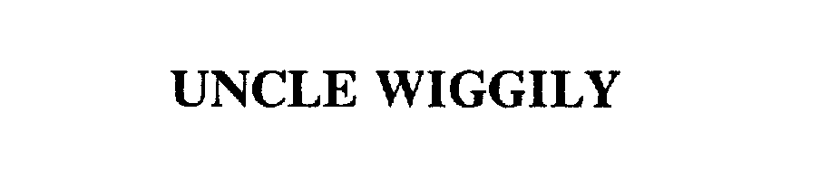 Trademark Logo UNCLE WIGGILY