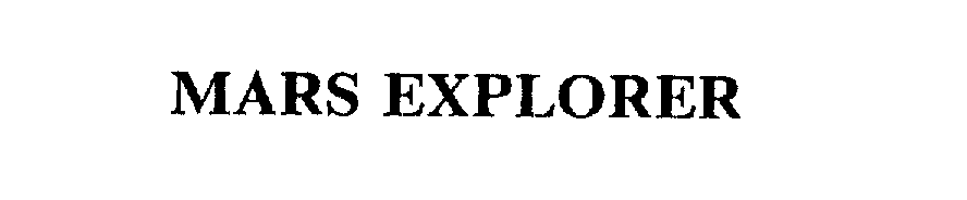 Trademark Logo MARS EXPLORER