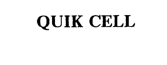 Trademark Logo QUIK CELL