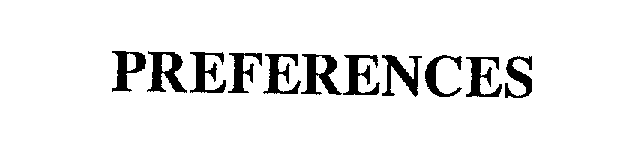 Trademark Logo PREFERENCES