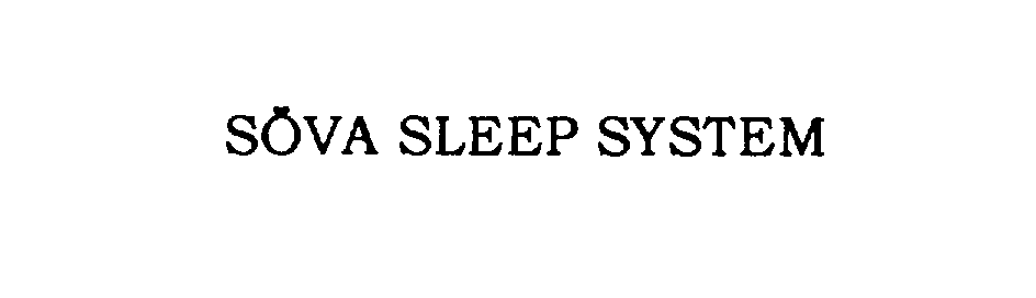  SOVA SLEEP SYSTEM