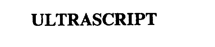 Trademark Logo ULTRASCRIPT