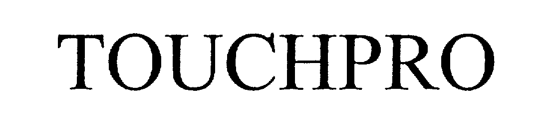 Trademark Logo TOUCHPRO