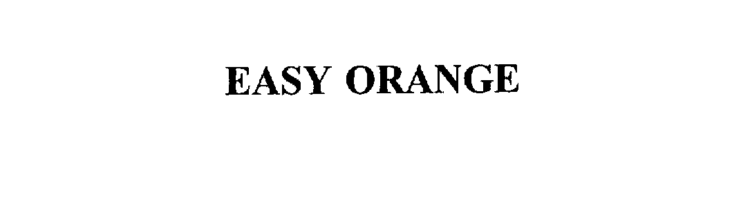  EASY ORANGE