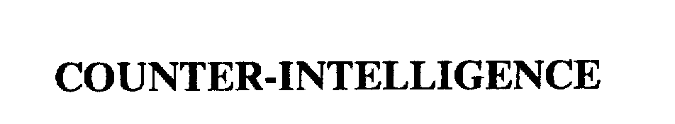 Trademark Logo COUNTER-INTELLIGENCE