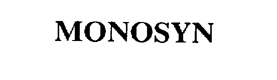 Trademark Logo MONOSYN