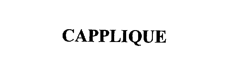  CAPPLIQUE