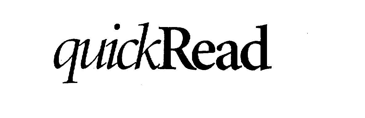 Trademark Logo QUICKREAD