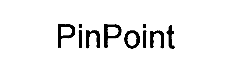 Trademark Logo PINPOINT