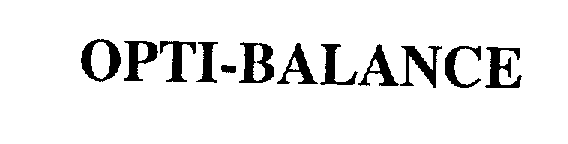 Trademark Logo OPTI-BALANCE