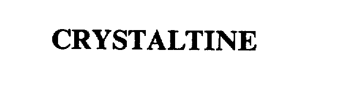Trademark Logo CRYSTALTINE