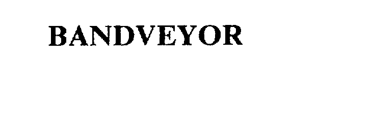Trademark Logo BANDVEYOR
