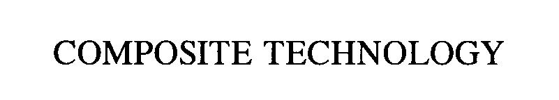 Trademark Logo COMPOSITE TECHNOLOGY