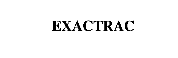 Trademark Logo EXACTRAC