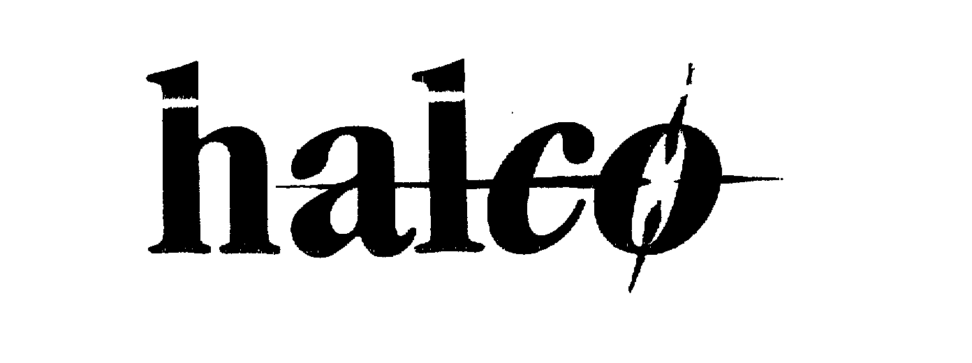 Trademark Logo HALCO