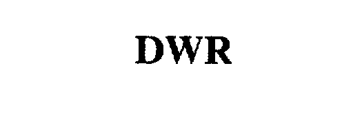 Trademark Logo DWR