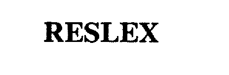 Trademark Logo RESLEX
