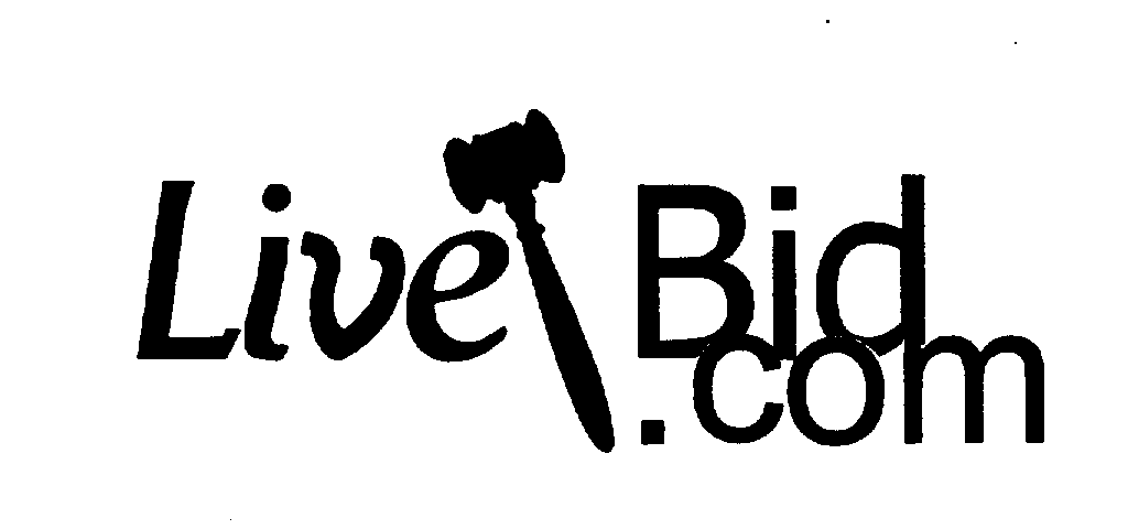 Trademark Logo LIVE BID.COM