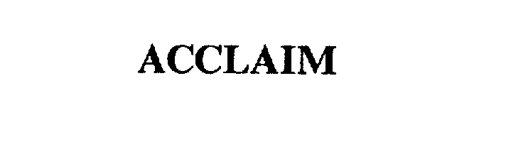  ACCLAIM