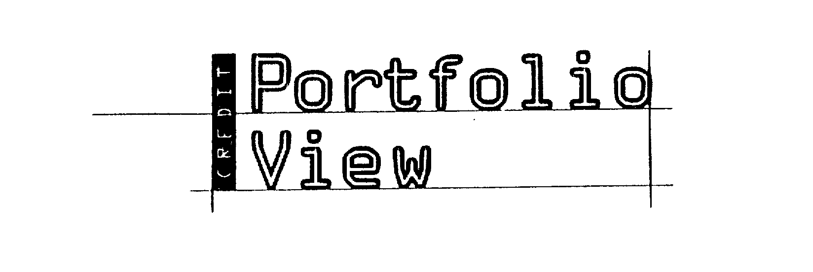 Trademark Logo CREDITPORTFOLIOVIEW