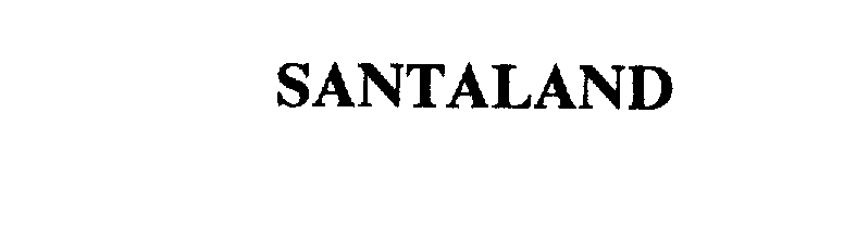 Trademark Logo SANTALAND