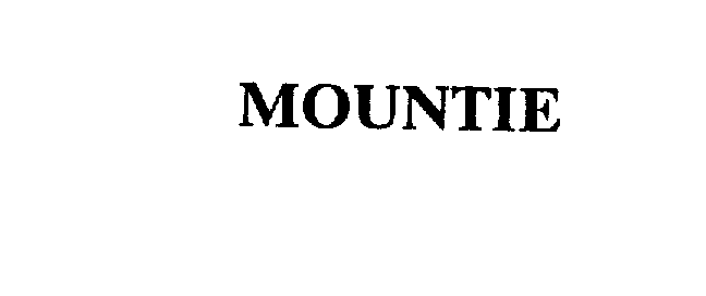 Trademark Logo MOUNTIE