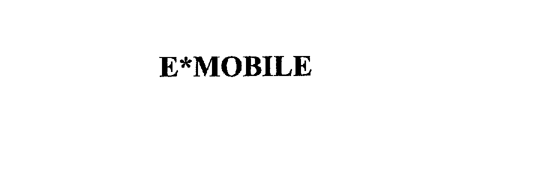 Trademark Logo E*MOBILE