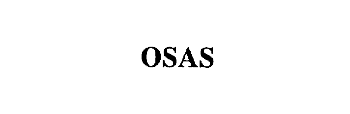 Trademark Logo OSAS