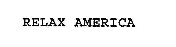 Trademark Logo RELAX AMERICA
