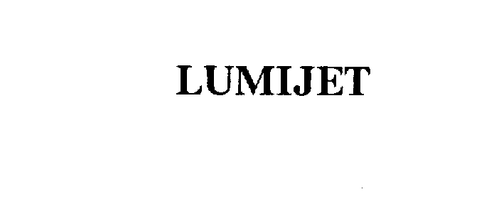 Trademark Logo LUMIJET