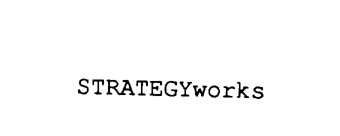 Trademark Logo STRATEGYWORKS