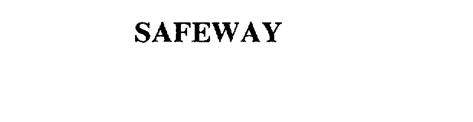 Trademark Logo SAFEWAY
