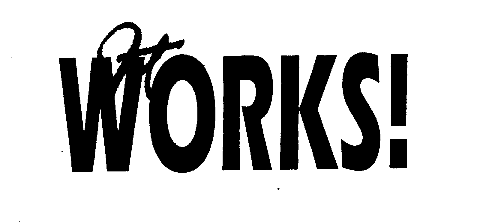 Trademark Logo IT WORKS!