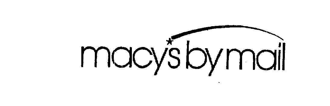 Trademark Logo MACY'S BY MAIL