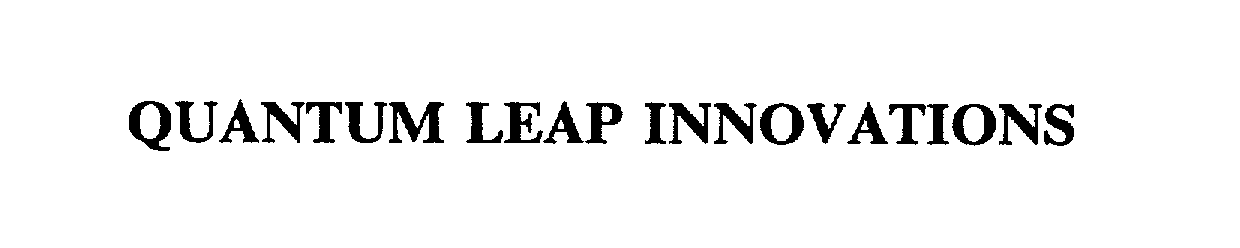 QUANTUM LEAP INNOVATIONS - Quantum Leap Research, Inc. Trademark ...