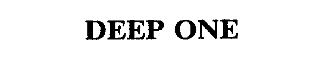 Trademark Logo DEEP ONE