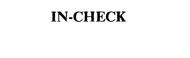 IN-CHECK