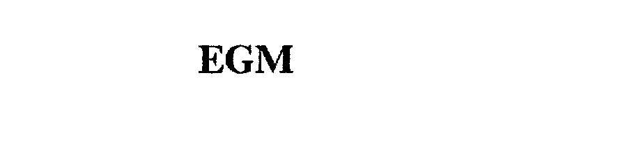 Trademark Logo EGM