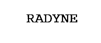 Trademark Logo RADYNE