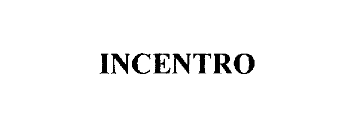 Trademark Logo INCENTRO