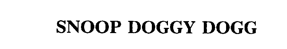 Trademark Logo SNOOP DOGGY DOGG