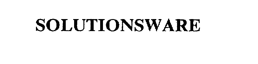 Trademark Logo SOLUTIONSWARE