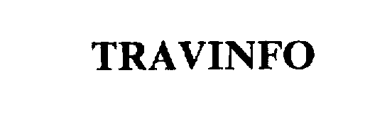 Trademark Logo TRAVINFO