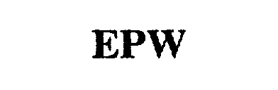 Trademark Logo EPW