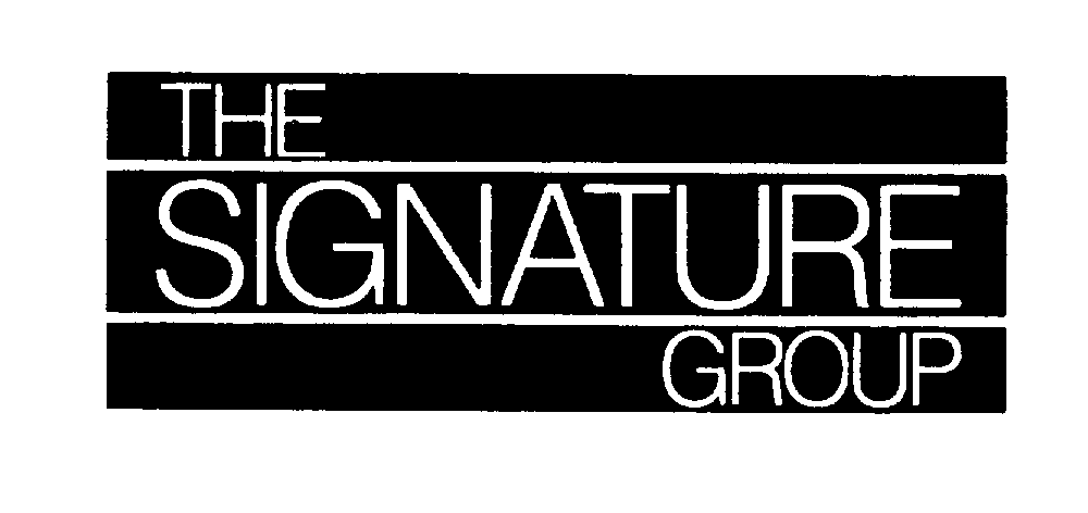 Trademark Logo THE SIGNATURE GROUP