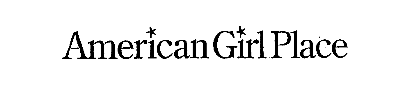 Trademark Logo AMERICAN GIRL PLACE