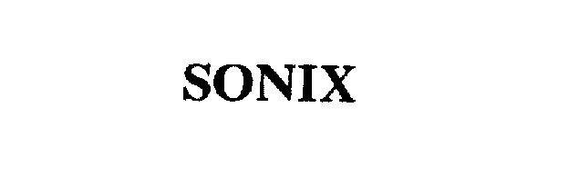 Trademark Logo SONIX