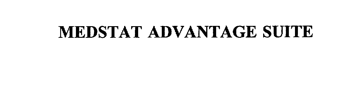 Trademark Logo MEDSTAT ADVANTAGE SUITE
